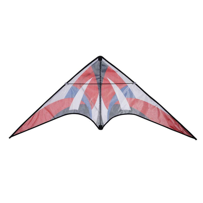 Huge Rainbow Delta Kites for Kids & Adults-47" Wide w/ Stripe Board & Long Favor