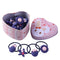 20pcs Cartoon Cute Elastic Hair Bands Kids Girls Rubber Bands (Navy Blue) A#S