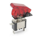 12V 20A Red Cover LED Light Rocker Toggle Switch SPST ON/OFF Car Marine Boat Gw