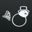Snowman DIY Metal Stencil for Scrapbook Embossing Craft Cutting Die Decor
