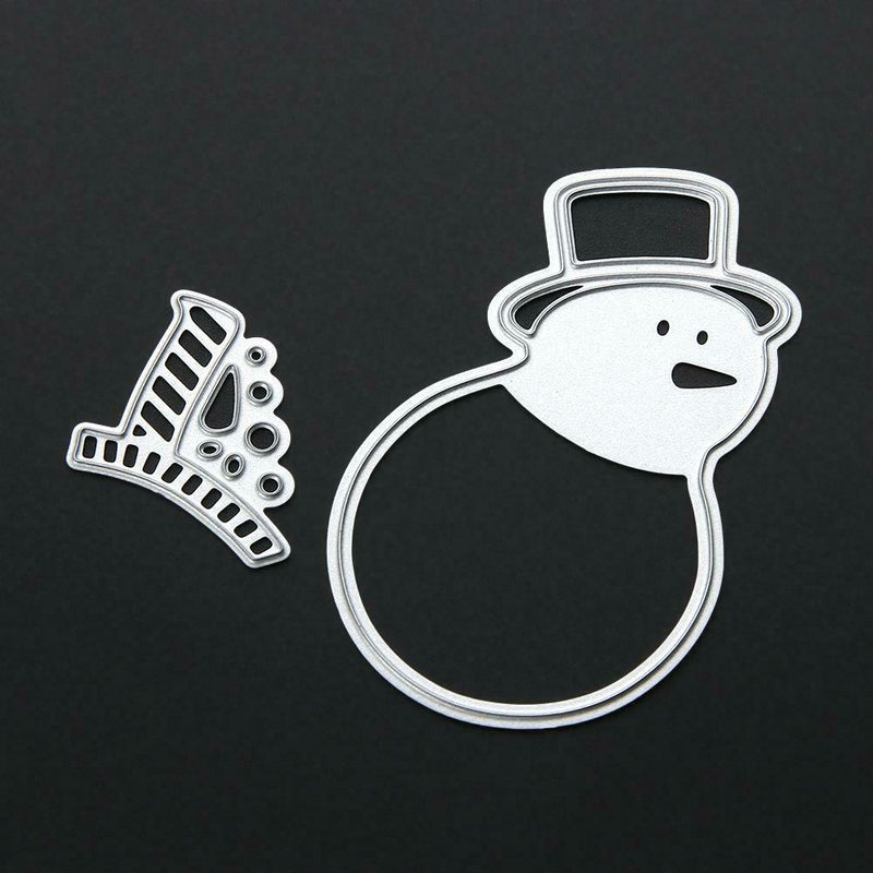 Snowman DIY Metal Stencil for Scrapbook Embossing Craft Cutting Die Decor