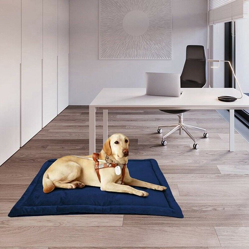 Dog Bed Mat, Dog Crate Pad Mat, Dog Mattress Washable Blankets Anti-Slip Pe