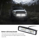 6 Inch 48W 16 LED Work Light Flood Beam Bar Car SUV OffRoad Driving Fog LampsJ,a