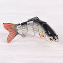 Multi-section Fishing Lure Crank Bait Swimbait Bass Shad Dace 10CM-18G-6