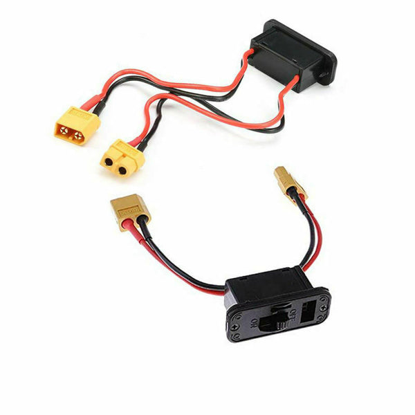 T/XT60/EC3 Plug On Off Switch Connector Charging Socket For RC Lipo Battery HWE