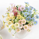Artificial Chrysanthemum Daisy Flower Bouquet Arrangement Home Decor Yellow