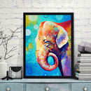 5D DIY Full Drill Diamond Painting Elephant Cross Stitch Embroidery Mosaic