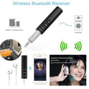 Portable Mini Wireless Bluetooth Car 3.5mm Jack AUX Audio Receiver Adapter Kit .