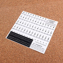 Removable Key Stickers for 37 49 54 61 88 Keys Electronic Keyboard Piano A