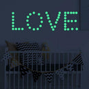 407Pcs Diy Glow In The Dark Wall Stickers Luminous Fluorescent Rould Dot Fo N9G3