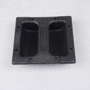 2x Black PP plastic recessed handle for guitar amp cabinet speaker 146*139mm M&E