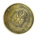 Tarot Metal Commemorative Chips Chips Press Card Poker Accessories