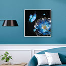 5D Diamond Painting Flower Butterfly Full Round Rhinestone Picture Decor