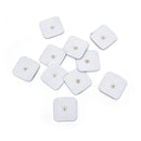 10x Silicone Gel Tens Units Electrode Replacement Pads For Massagers PracticalMO