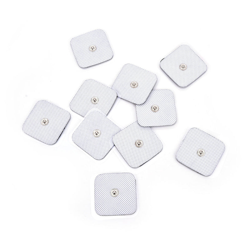 10x Silicone Gel Tens Units Electrode Replacement Pads For Massagers PracticalMO