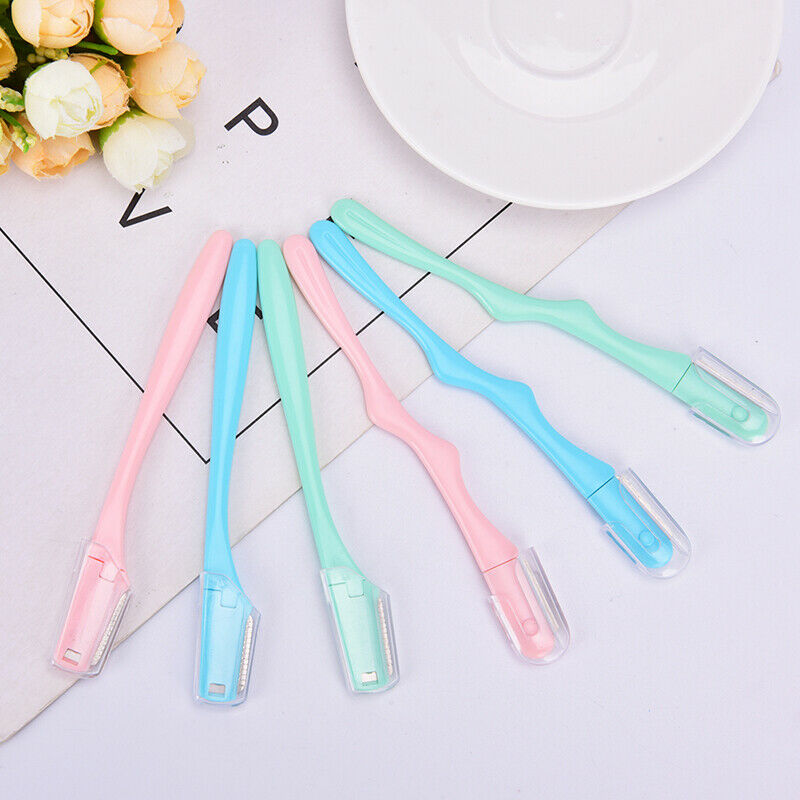 6pcs Women Eyebrow Razor Trimmer Blade Removal Tool Shaver Face Lip Hair Rem Hn
