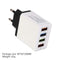 4 USB Travel Wall Charger 3A Mobile Phone Fast Charging Charger EU Plug Adapter