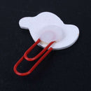 12 pcs / 1 Set Cute Cartoon Animal Pattern Wooden Paper Note Clips Bookmark X3Z9