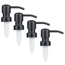 Soap Dispenser Replacement Pump,4Pack Rust-Proof Stainless Steel with Black