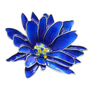 Flower Brooch for Women Chrysanthemum Brooch Enamel Pin Jewelry Clothes Acc R4A9