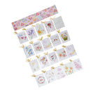 120pcs Hanging Flower Paper Gift Cards Message Note Cards Christmas Decor