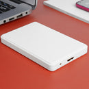 2.5 inch USB 3.0 Hard Disk Enclosure 6Gbps HDD SSD External Case (White)