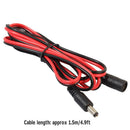 Male to Female DC5.5x2.1mm Power Supply Plug Extension Cord Cable Wire