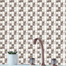6pcs Waterproof Tiles Mosaic Wall Stickers Kitchen Adhesive Decor (MSC033) A