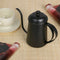 Black Stainless Steel 650ml Coffee Tea Pot Hand Coffee Pot Small Mouth Pot A