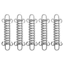 Wind Rope Buckle Outdoor Camping Fixed Tightening Spring Hook Buckle (5pcs) A