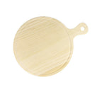 Home Wooden Pizza Paddle Cheese Serving Tray Plate Cutting Chopping Board Round