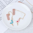 Flamingo Metal Bookmark Cute Animals Bookmarks For Books School Supplies 3C
