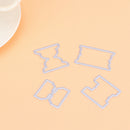 4pcs DIY Metal Embroidery Stencil Scrapbook Craft Cutting Die A