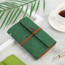 Retro Notebook String Loose-leaf Sketchbook Students Stationery (Green) A