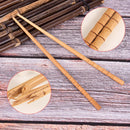 Natural Bamboo Woods Chopsticks Carbonizations ChopSticks Reusable Sushi StickOZ
