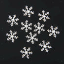 100pcs 14mm Crystal SnowFlake Buttons For Scrapbooking