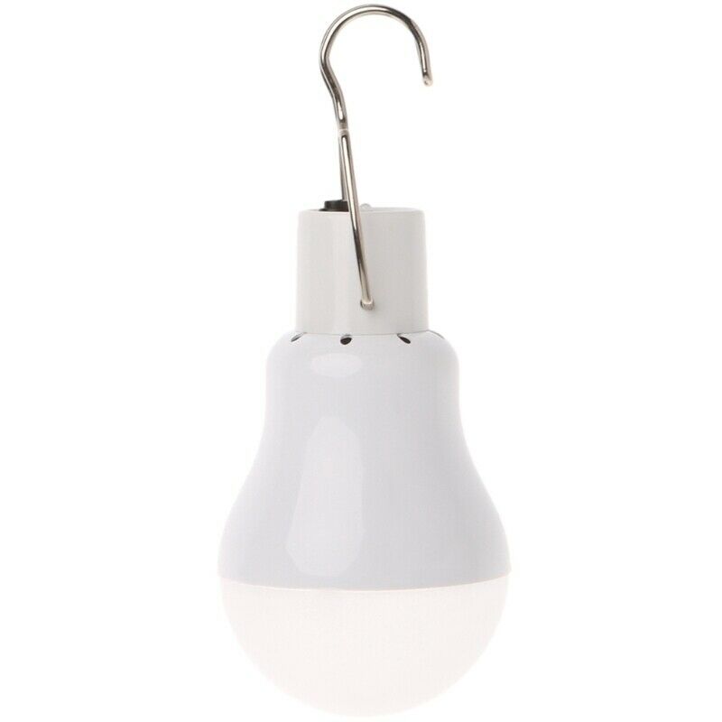 Solar Panel Powered Led Bulb Light Portable Outdoor Camping Tent Energy Lam