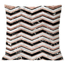 Leaves Stripe Geometric Cushion Covers Short Plush Throw Pillow Covers 45Cm