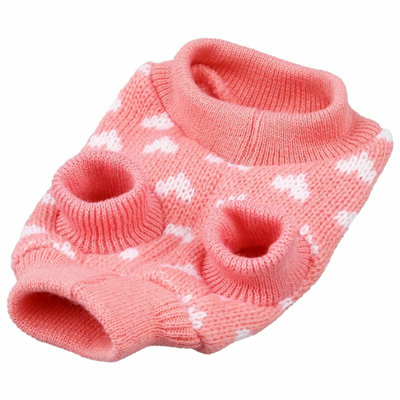 Dog Pet Puppy Cat Jumper Knit Sweater Clothes Knitwear Coat Warm Costume Ap