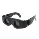 Eyeglasses Style Mini Black Fishing Magnifier Telescope Binoculars