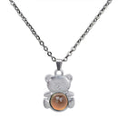 Charm Color Change Mood Necklace Bear-shaped Pendant Women Wedding Jewelry