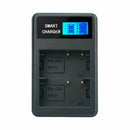Bp-511/511A Usb Lcd Display Dual Port Battery Charger For Eos 1000D,Eos 450