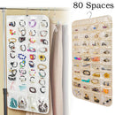 80Pockets Hanging Jewelry Organizers Storage for Holding Earring Jewelrie NT FT