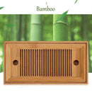 Bamboo Tea Trays Kung Fu Tea Accessories Tea Tray Table With Drain Rack 25X