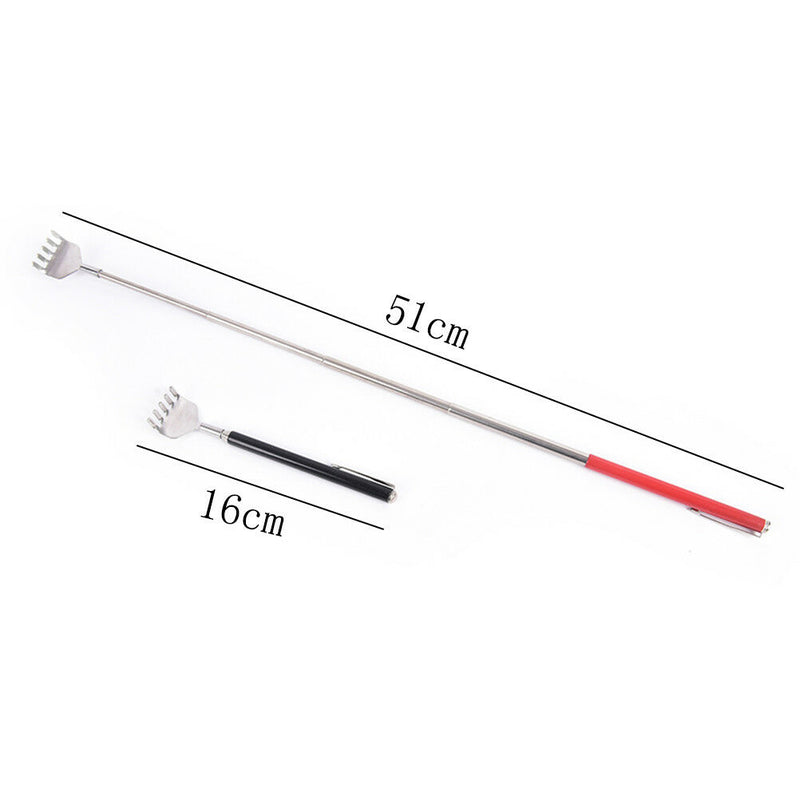 New Metal Stainless Steel Back Scratcher Telescopic Extendable Claw Extender Gw