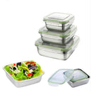 1200ml Air Tight Stainless Steel Lunch Bento Box Crisper Container for Kids