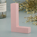 2Pieces Letter L E Floating Wooden Marquee Letter Number Decor Ornament