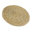Handmade Natural Straw Round Cushion Yoga Meditation Mat Tatami Cushion 30cm