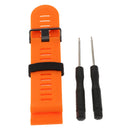 Soft Silicone Wrist Band Replacement Strap for Garmin Fenix 3 HR Orange