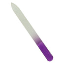 Purple Crystal Glass Nail Rasp File with Shell S3A9